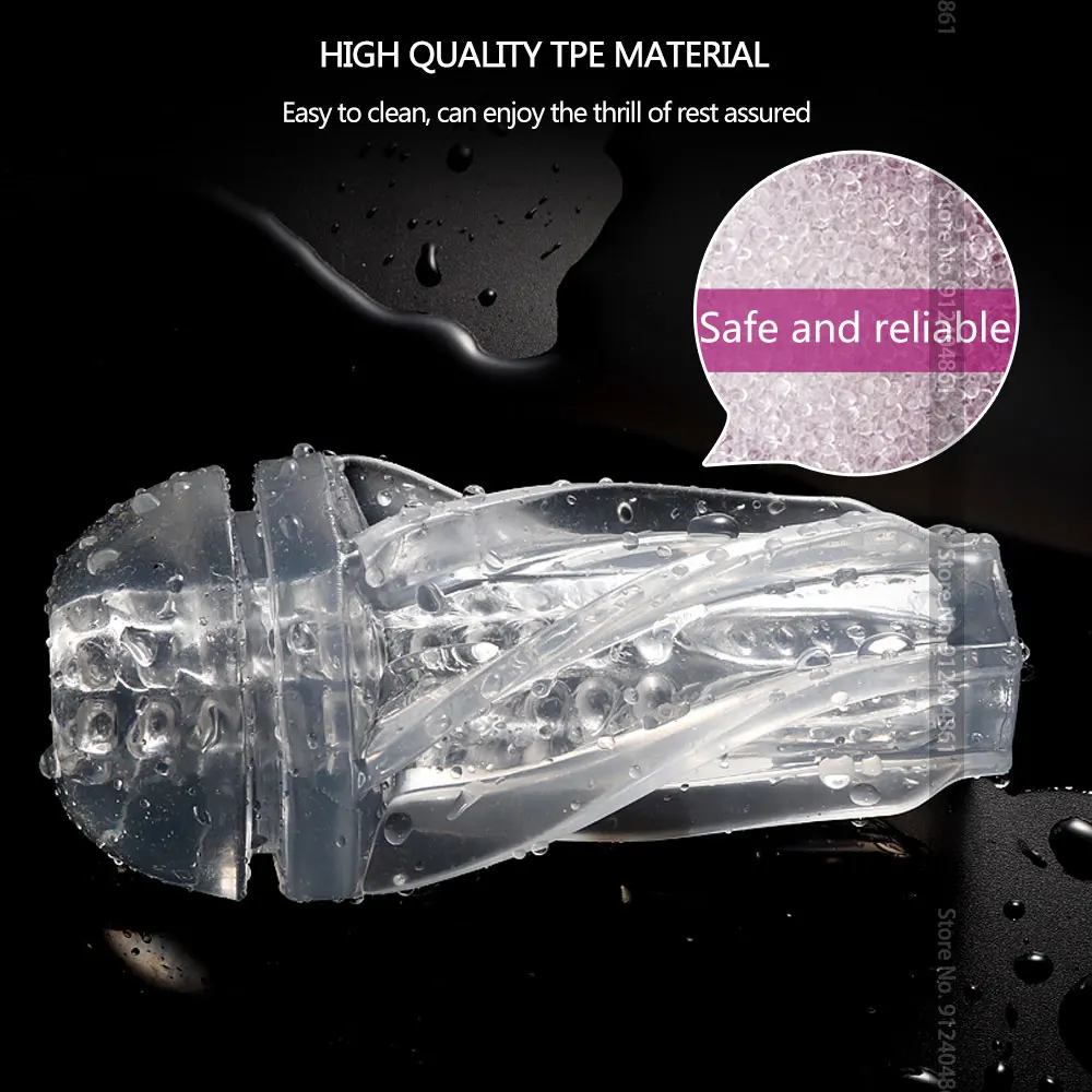 Многоразовый Мужской мастурбатор чашка мягкая киска секс-игрушка Реалистичная