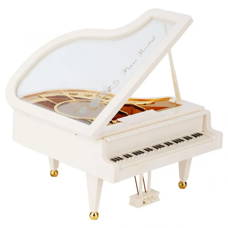 Деревянная музыкальная шкатулка в форме фортепиано балетная для девушек