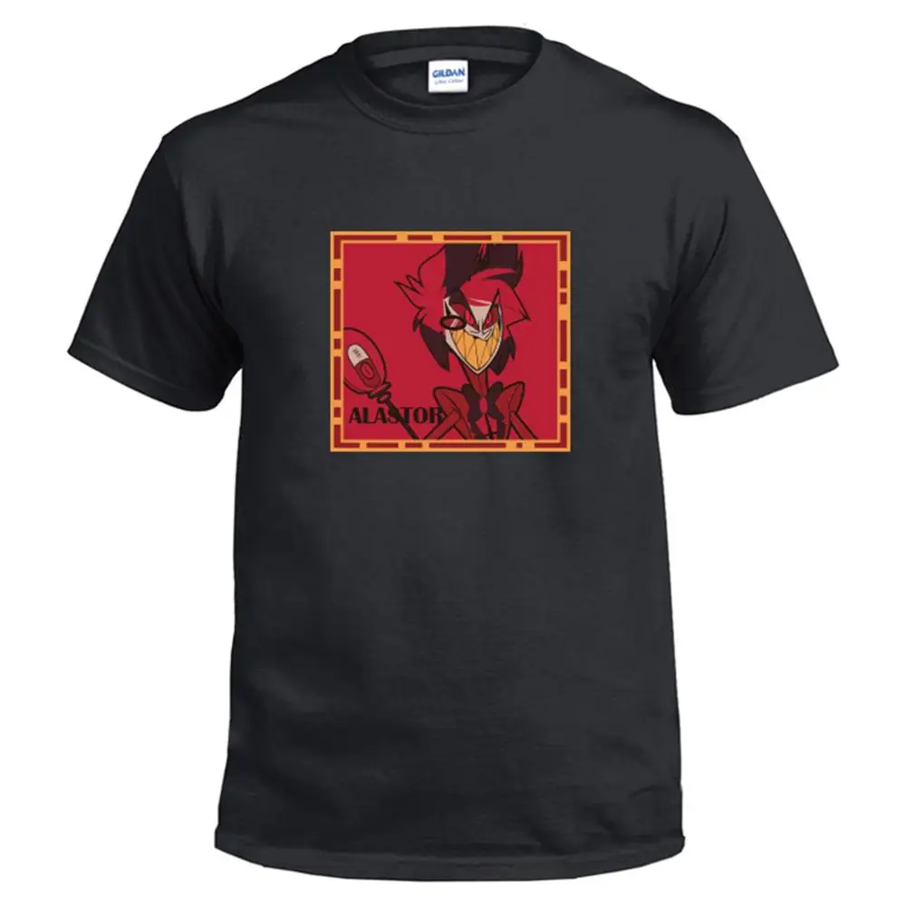 Животное Hazbin Косплей отель Аластора 3D принтом футболка для мужчин и женщин