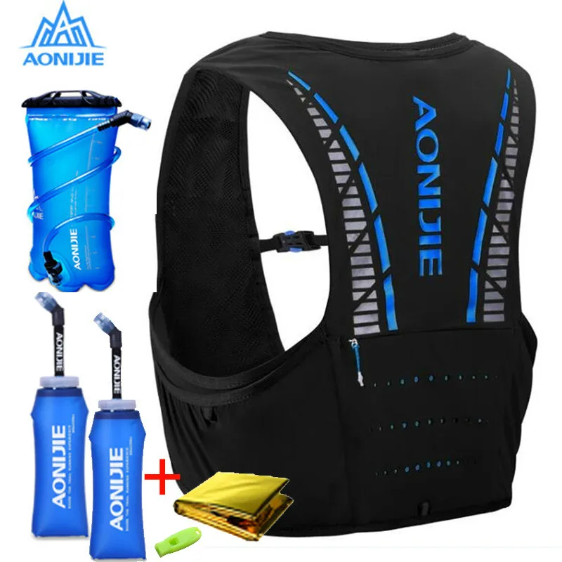 AONIJIE C933 5L Hydration Pack Backpack Rucksack Bag Vest Harness Water Bladder Hiking Camping Running Marathon Race Climbing