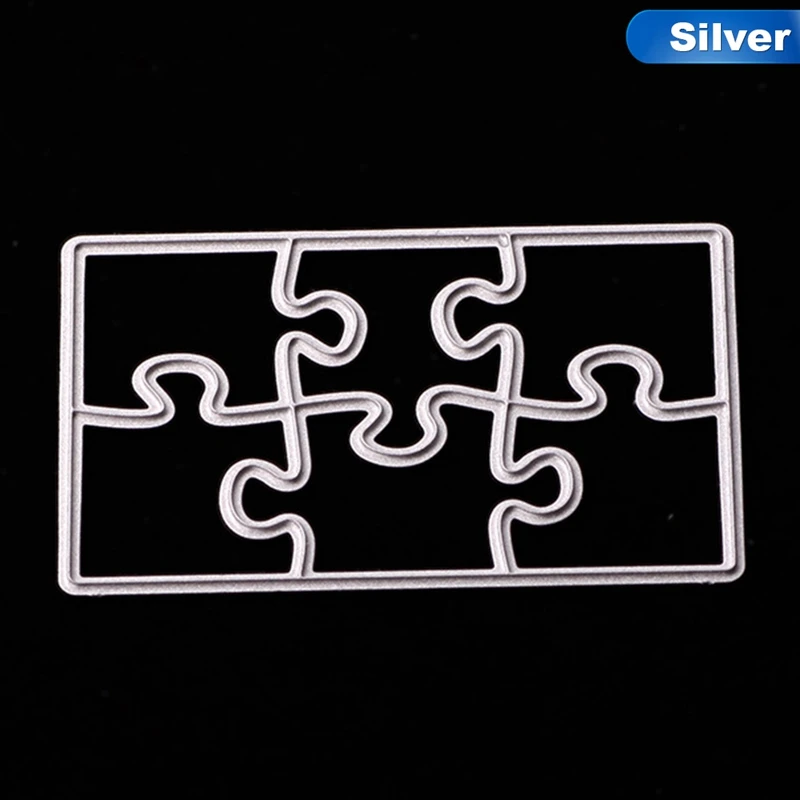 

Big Puzzles Metal Cutting Dies Stencils for Scrapbooking Album Paper Cards Craft Embossing Folder Suit Machine