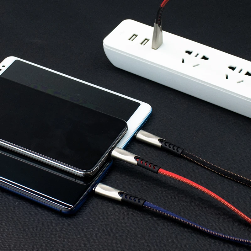 2.4A 3A usb зарядный кабель для iphone micro type c мобильный телефон SIKAI