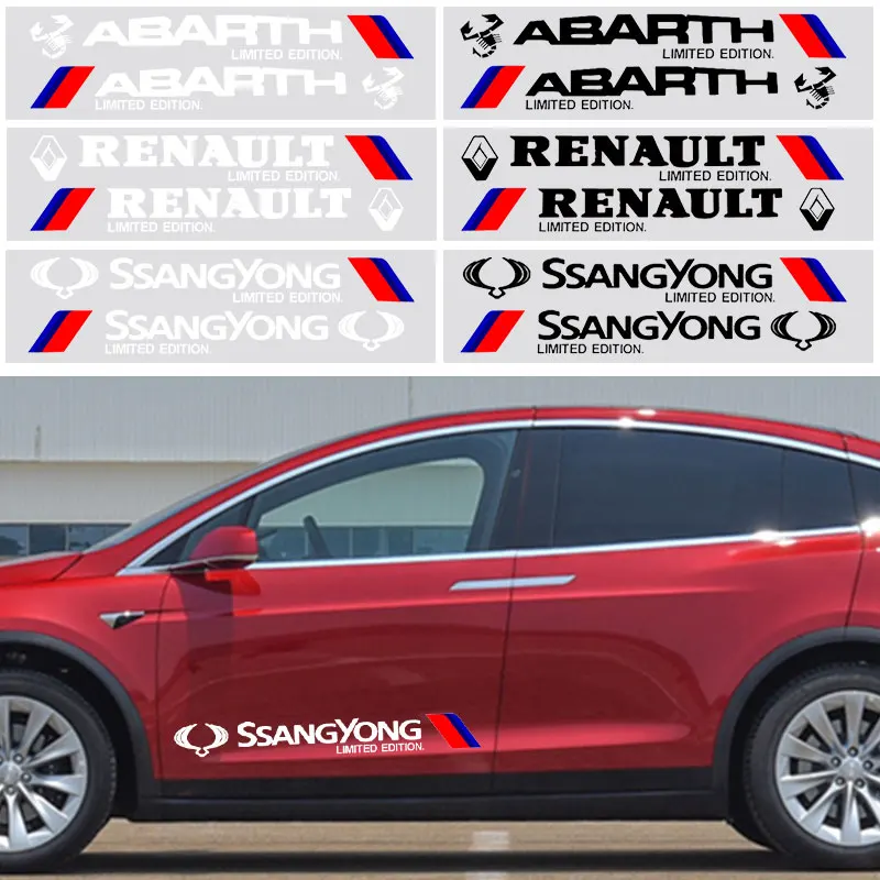 Наклейка на боковой кузов автомобиля 2 шт. автомобильная для Toyota Chr Yaris Corolla Hilux Rav4