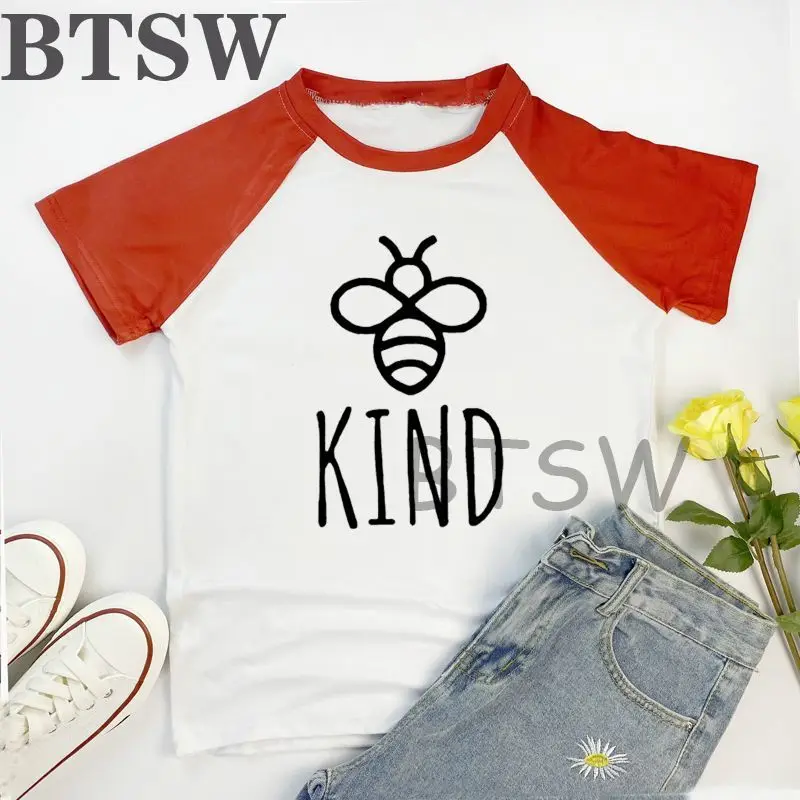 

Женская футболка с забавным принтом в виде пчелы, Повседневная Свободная летняя футболка, топы в стиле Харадзюку, хипстерская футболка, Пря...