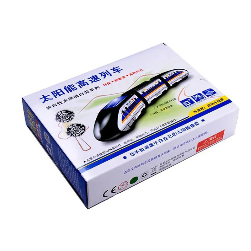 Оригинальные игрушки на солнечной энергии высокоскоростной поезд развитие