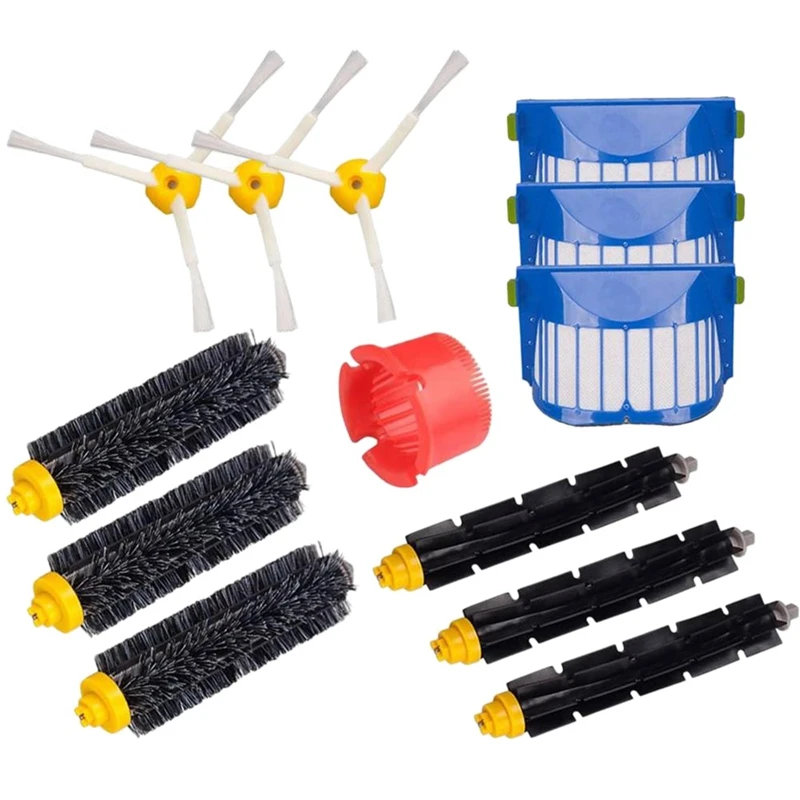 

Replacement Accessories Kit 13 Pcs for IRobot Roomba 600 Series 675 690 680 671 652 650 620 Vac Part Filter Roller Brush