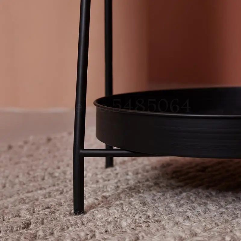 Простой Современный Железный прикроватный столик для дома гостиной Маленький