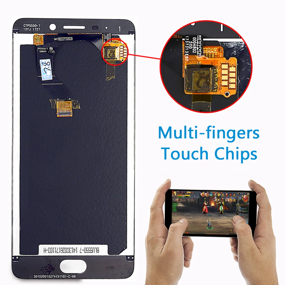Fansu ЖК дисплей для Meizu M6 Note 5 дюймов дигитайзер в сборе рамка сенсорный экран с
