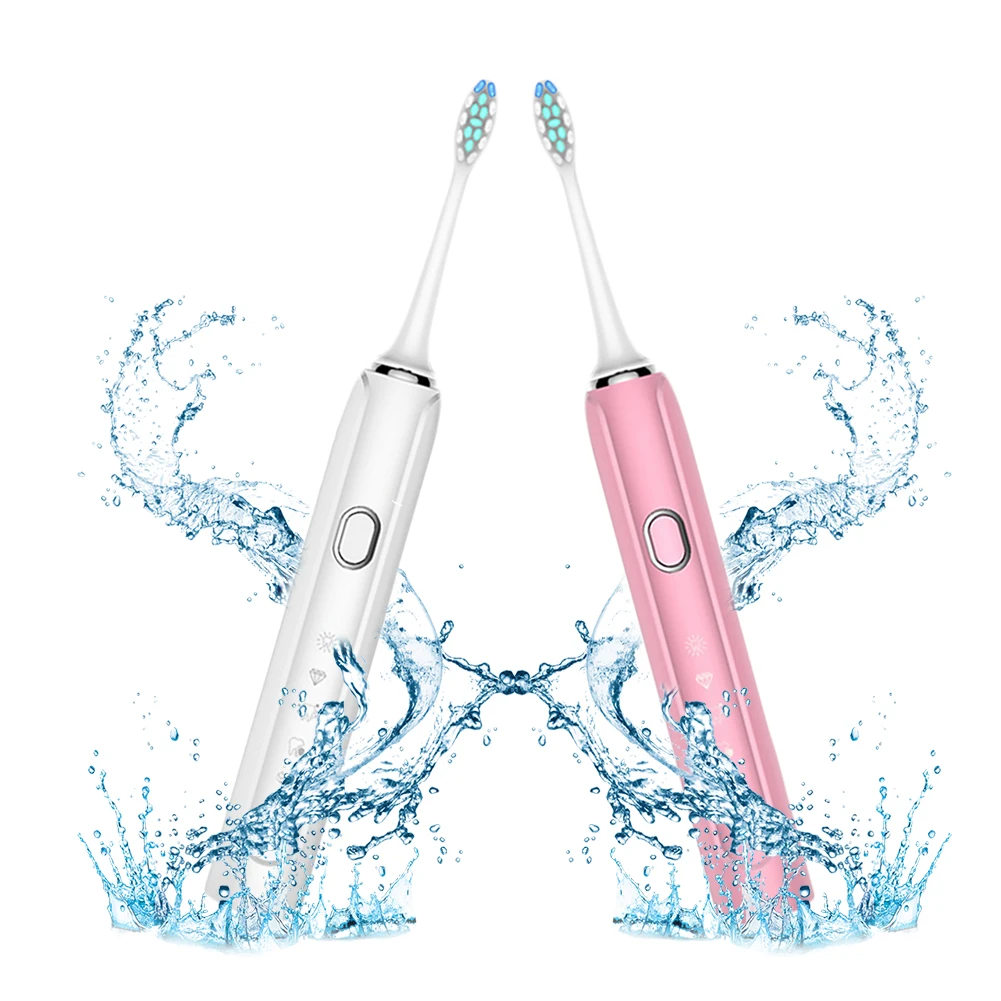 Electric Toothbrush Sonic Vibration Inductive Charging IPX7 Waterproof Soft Adult | Бытовая техника