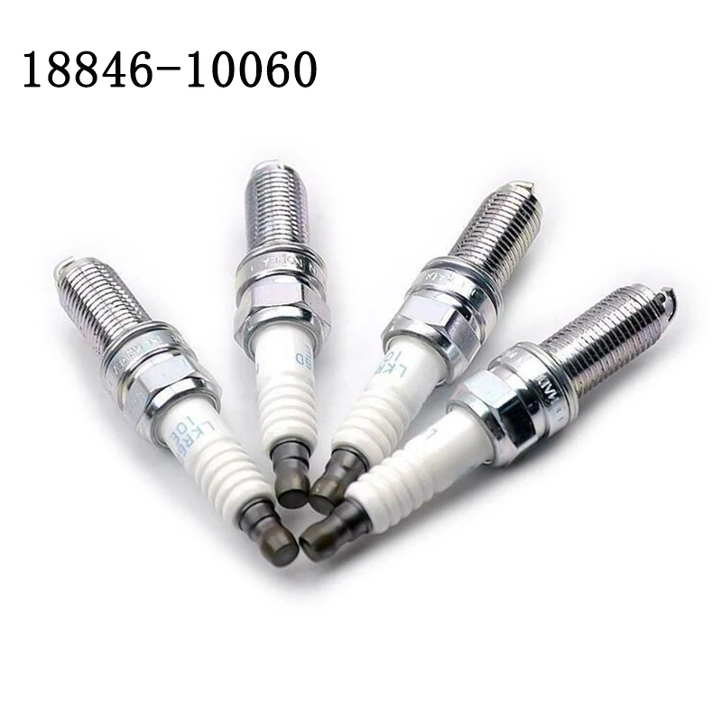 

4pcs 18846-10060 SILZKR6B-10E Iridium Spark Plug For HYUNDAI ACCENT VELOSTER KIA RIO SOUL II Sportage 1.6L 2011- Ignition system