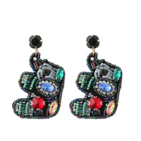 zouchunfu oorbellen drop elephant earrings multicolor drop earrings for women fashion personality handmade new earrings aretes