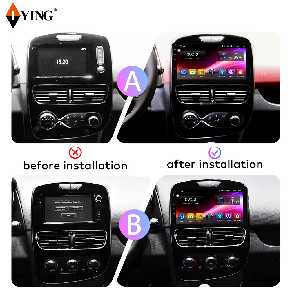 Car GPS Radios Android Auto Carplay for Renault Clio 4 IV 2017-2020 Radio Multimedia Video Player DSP Navigation QLED Screen | Автомобили