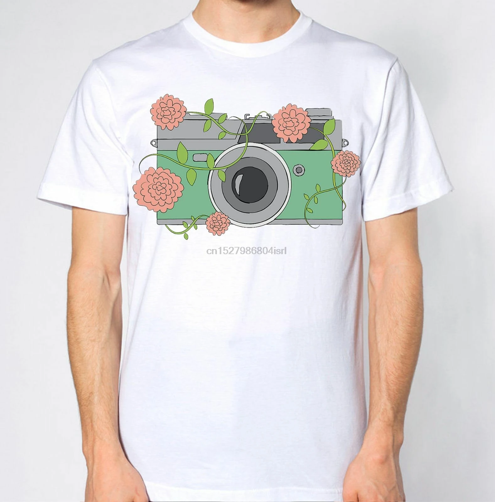Футболка для камеры фотография карта художественный графический дизайн Топ