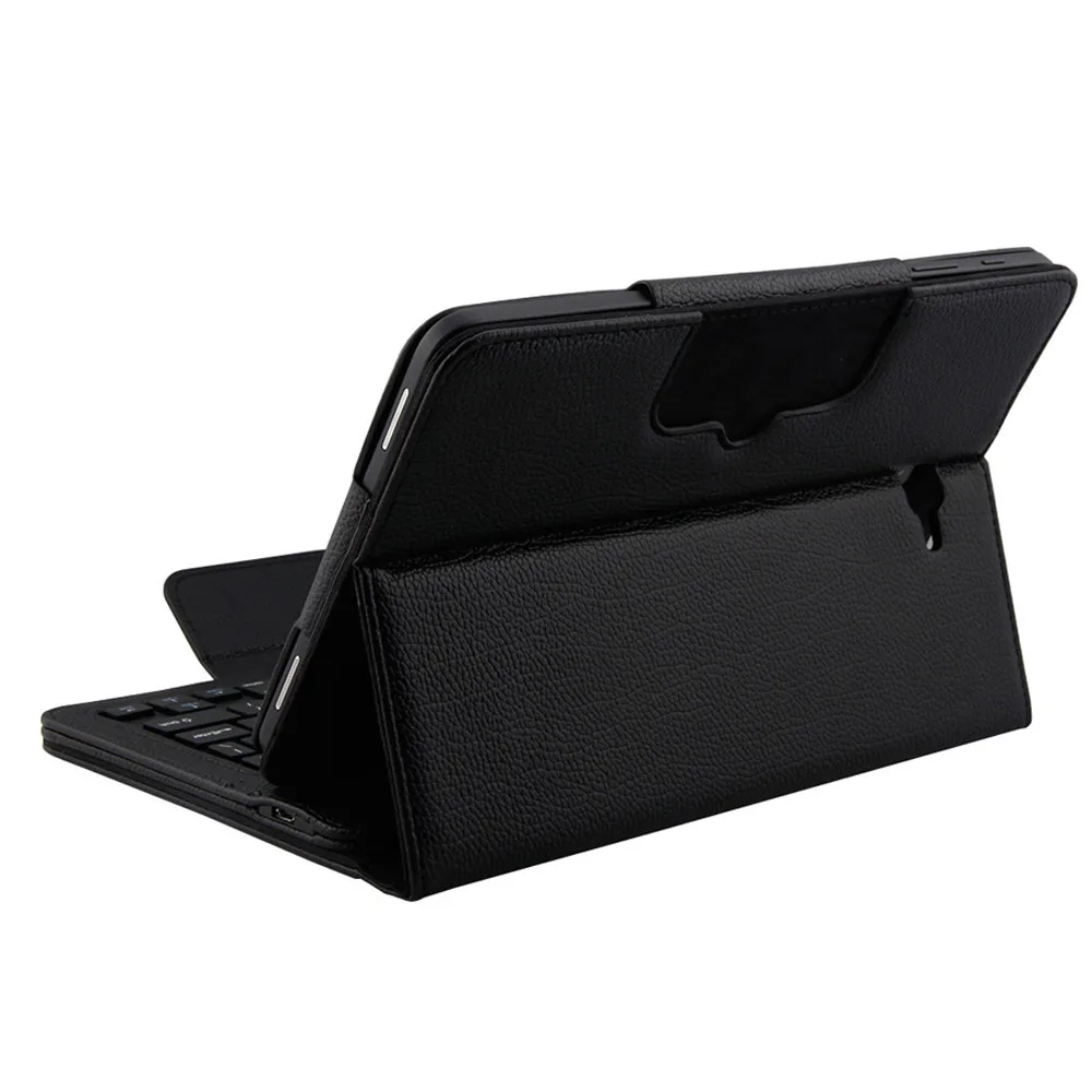 Bluetooth клавиатура чехол для Samsung Galaxy Tab A 10,1 T580 Funda+ пленка+ ручка клавиатура мини беспроводной