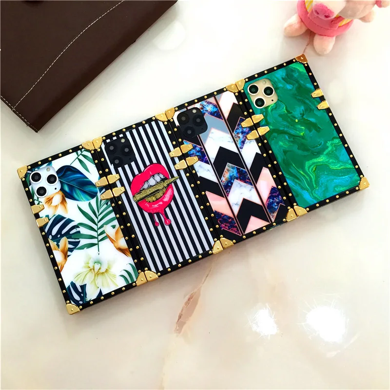 

Vintage Flower Lips Case for Samsung Galaxy S20 Plus S21 Ultra S8 S9 S10 Note 20 Ultra A50 A71 A70 A51 Square Cover Phone Cases