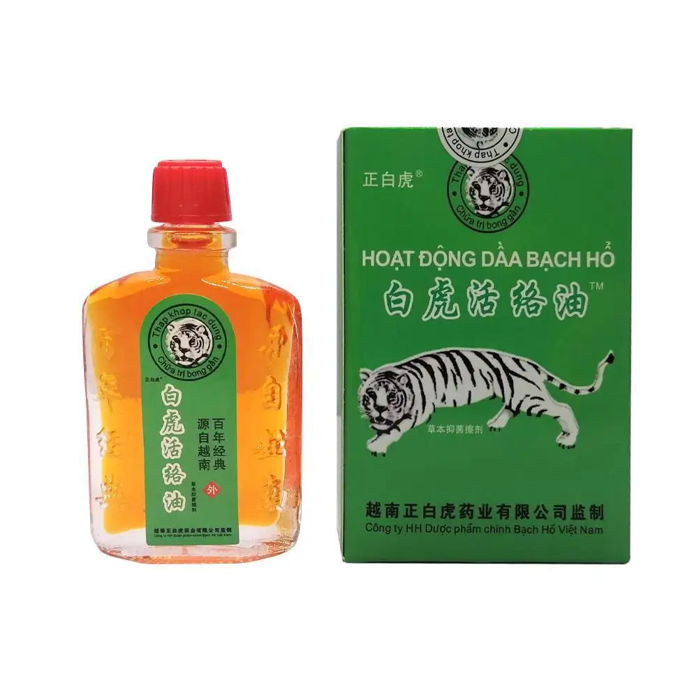 

White Tiger Balm Osteoarthritis Bone HuoLuo Oil Rheumatic Arthritis Cervical Spondylosis Sciatica Body Pain Relief
