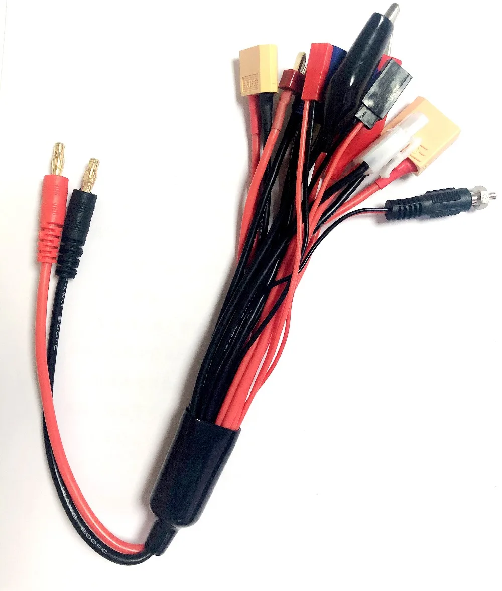 Высокое качество 10 в 1 зарядный адаптер 4 0 мм разъем типа &quotбанан&quot для DEANS XT60 XT90