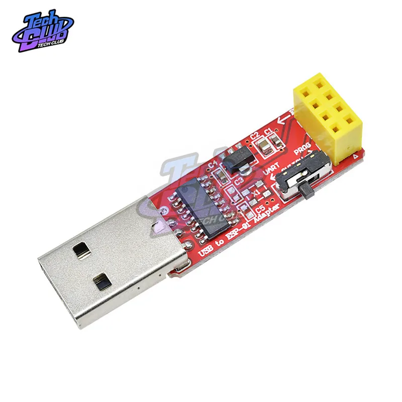 

DC 3.3V USB to ESP8266 ESP-01 WiFi Adapter Module CH340 CH340G USB to TTL Driver Serial Wireless Wifi Module for Arduino 300mA