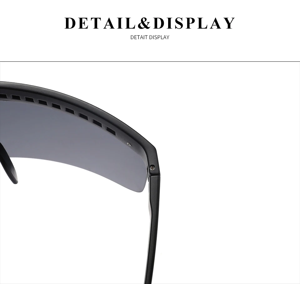 Солнцезащитные очки с защитой от подглядывания негабаритная оправа шляпа маска