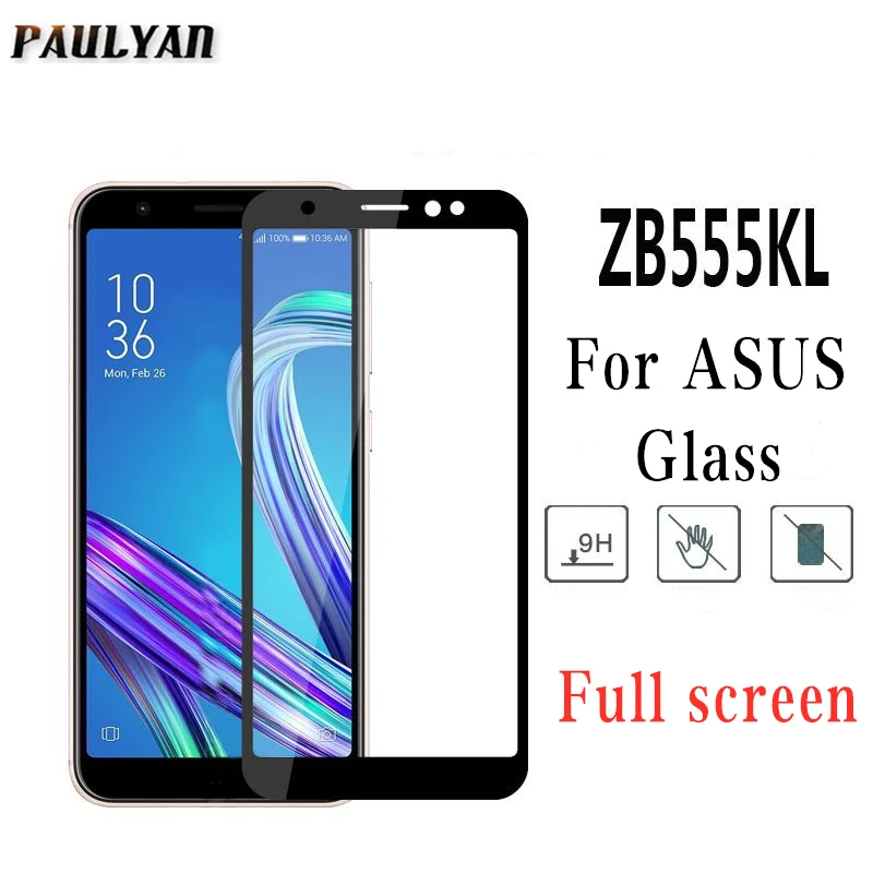 9H 2.5D стекло для Asus ZenFone Max M1 ZB555KL полное покрытие защита экрана Закаленное Защитная