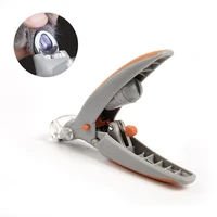 professional dog cutter cat and dog nail clippers cutting machine beauty scissors animal cat locks pet led light nail trimmer