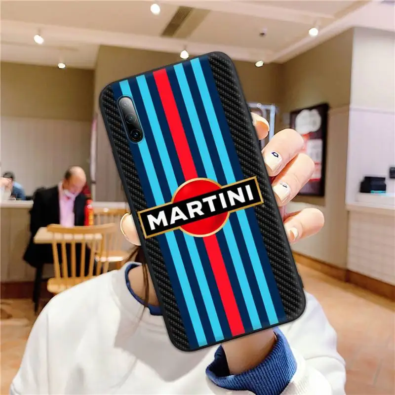 

Martini Racing Phone Case for redmi 4X 5plus 6 6A7 7A 8 8A 9 note 4 8T 8pro 9 pro Case