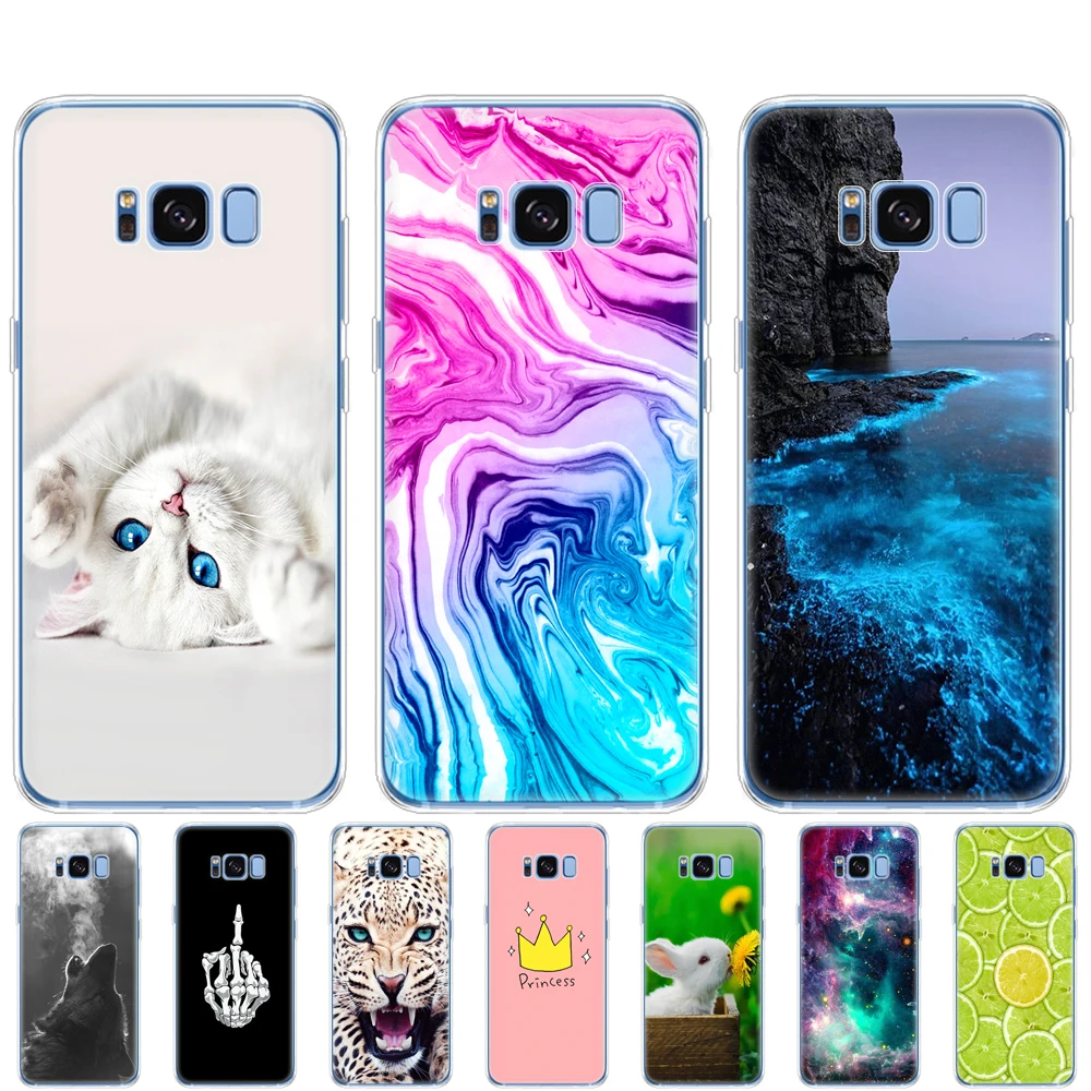 case For Samsung Galaxy S8 soft silicon tpu PLUS Case Cover S8/S8 plus Phone shell protective coque | Мобильные телефоны и