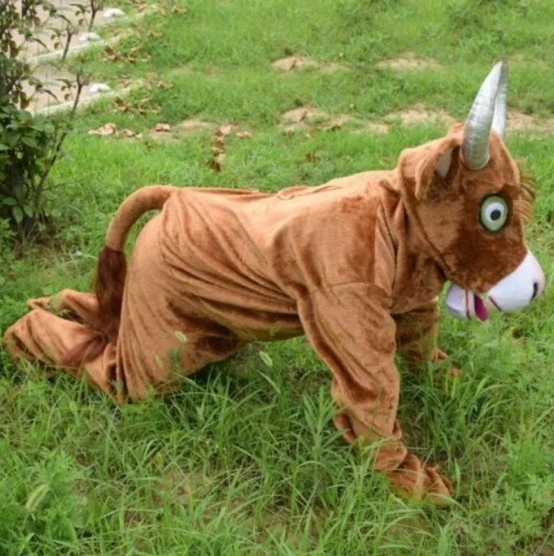 

Brown Mascot Costume Halloween Suits Cosplay Party Game Dress Outfits Clothing Advertising Carnival Xmas Easter Festival Adults