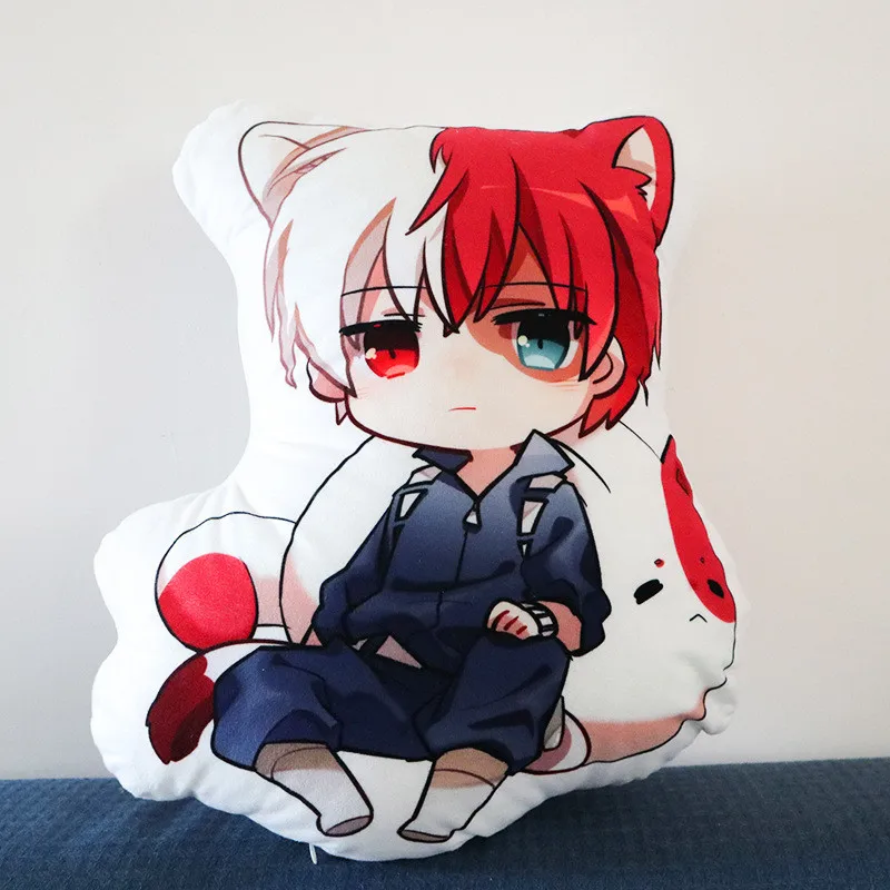50 см мультфильм Yoh Asakura Katsuki Bakugo Shoto Toooroki Подушка Мягкие игрушки My Hero Академия аниме