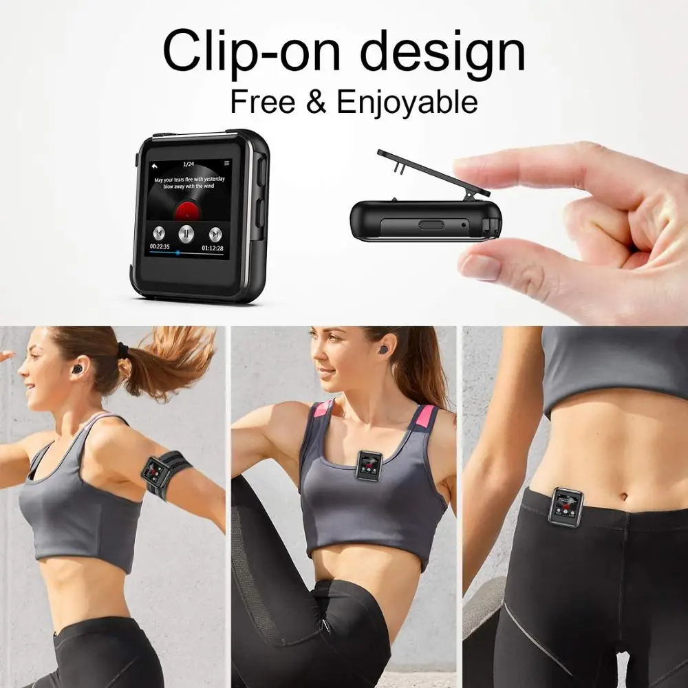 Mp4 плеер с Bluetooth Портативный Hi Fi музыкальный без потерь сенсорный экран FM радио