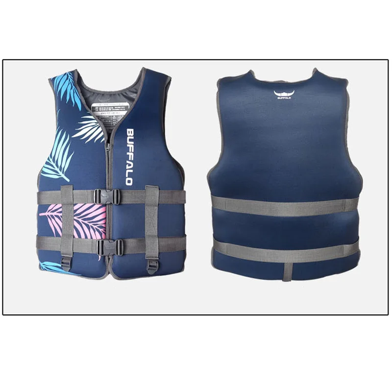 Неопреновый спасательный жилет для водных видов спорта рыбалки каякинга лодки