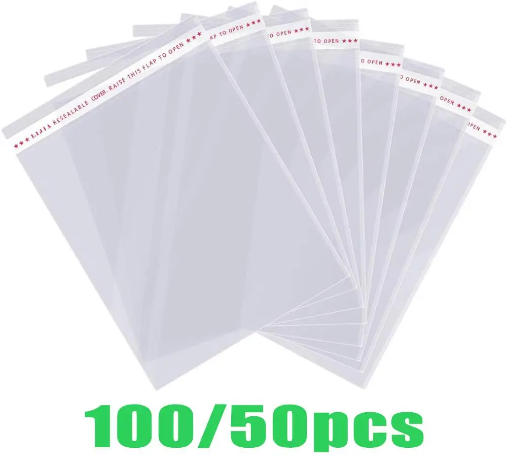 

Caoom Прозрачные самоклеящиеся пакеты для хранения