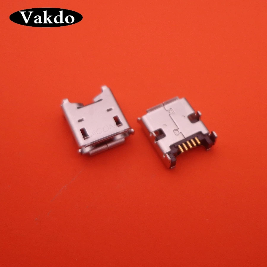 50 шт./Лот запасные части 5 контактный разъем Mini Micro USB Jack для планшетов ПК Acer Iconia Tab B1