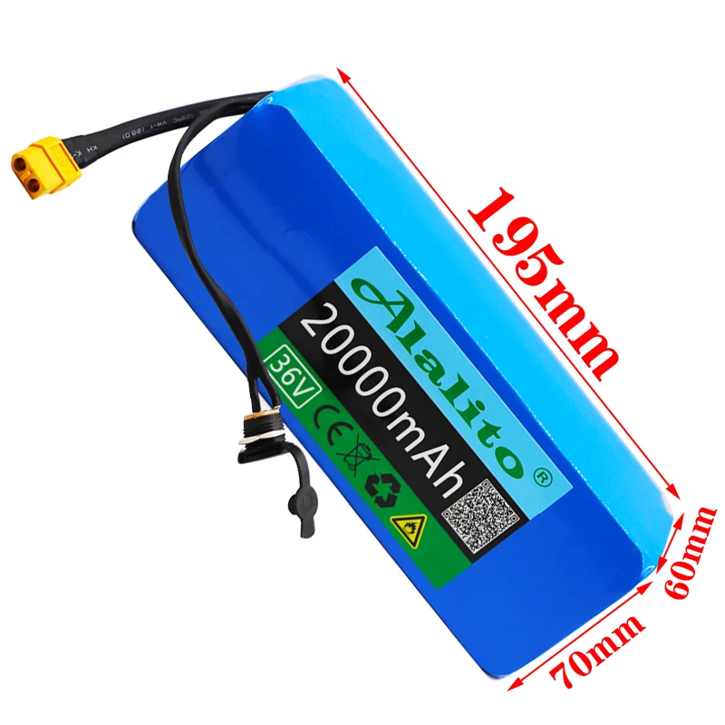 10S3P 36v литий-ионный аккумулятор 36В 2000 мА/ч 500 Вт комплект батарей для