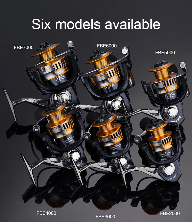 

High Quality 17+1 BB Fishing Reel 5.0:1 4.7:1 Gear Ratio High Speed Spinning Reel Carp Fishing Reels For Saltwater Sea Rod Wheel