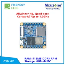 NanoPi NEO Air 512MB RAM WIFI&Bluetooth,8GB/32GB eMMC Allwinner H3 Quad-core Cortex-A7 FriendlyELEC