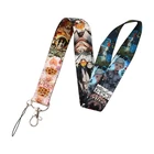 Обещанный ремешок для ключей Neverland, держатель для телефона, забавный ремешок на шею с брелоком, ID-карточкой, DIY ленты с животными, веревка для веревки