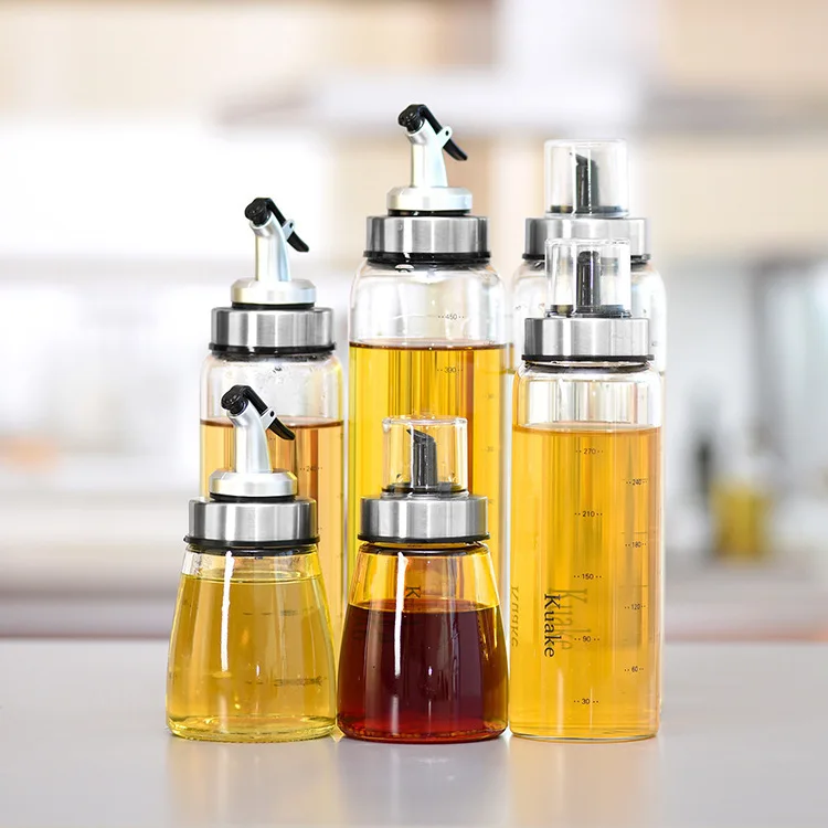 Пособия по кулинарии приправы бутылки дозатор соуса бутылка стеклянная для