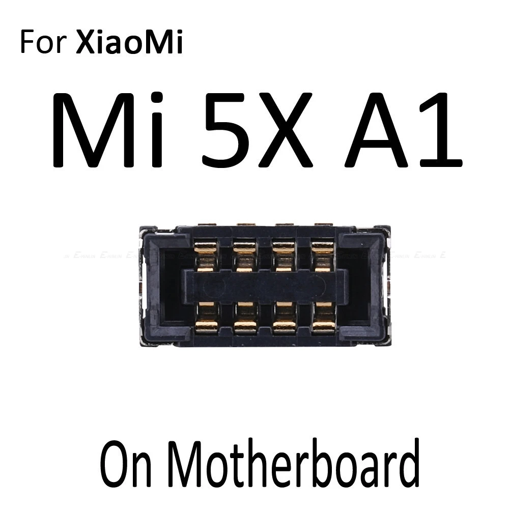 5 шт. FPC разъем батарея держатель зажим контакт для Xiaomi mi 5X A1 A2 6X красный mi 5 Plus 6 6A Note 4 4X Pro 5 5A 7 Pro на плате - Цвет: For Xiaomi Mi 5X A1
