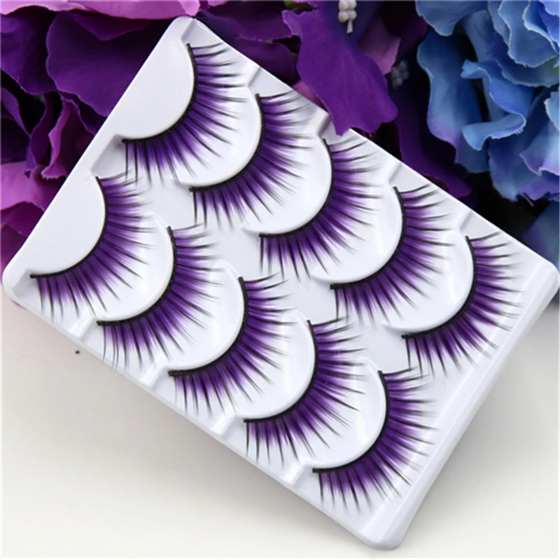 

3D Faux Mink Hair Cross False Eyelashes Long Eye Lashes Handmade Thick Makeup Beauty Extension Tools