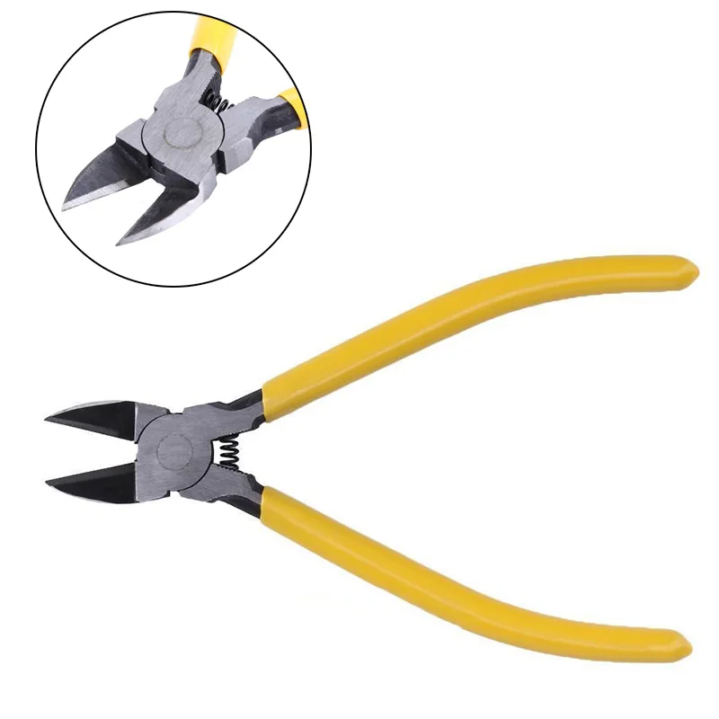 

6inch Diagonal Side Flush Cable Cutter Cutting Copper Wire Shears Pliers Durable