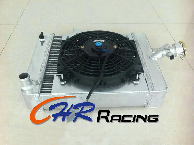 3-рядный радиатор из алюминиевого сплава кожух и вентилятор для Triumph GT6 1966-1973 67 68 69