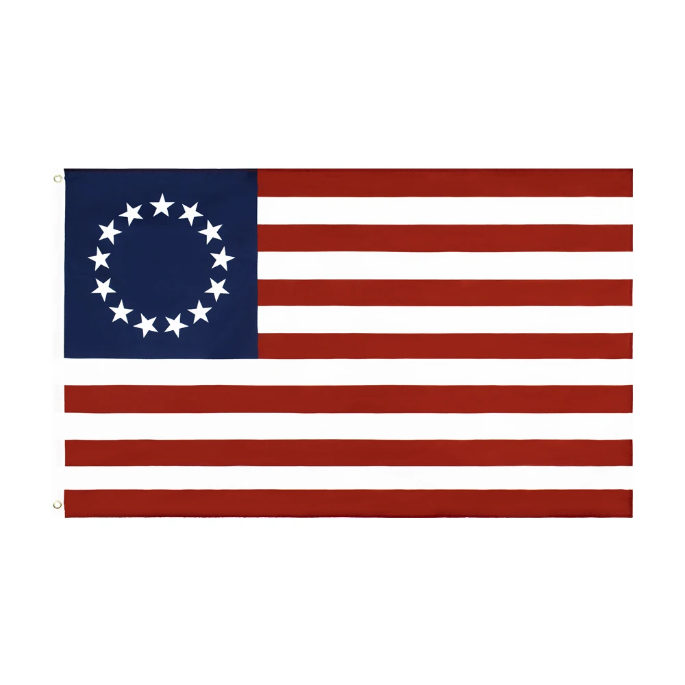 90*150 см 13 звезд США 1777 американский флаг Бетси Росс|Флаги баннеры и аксессуары| |