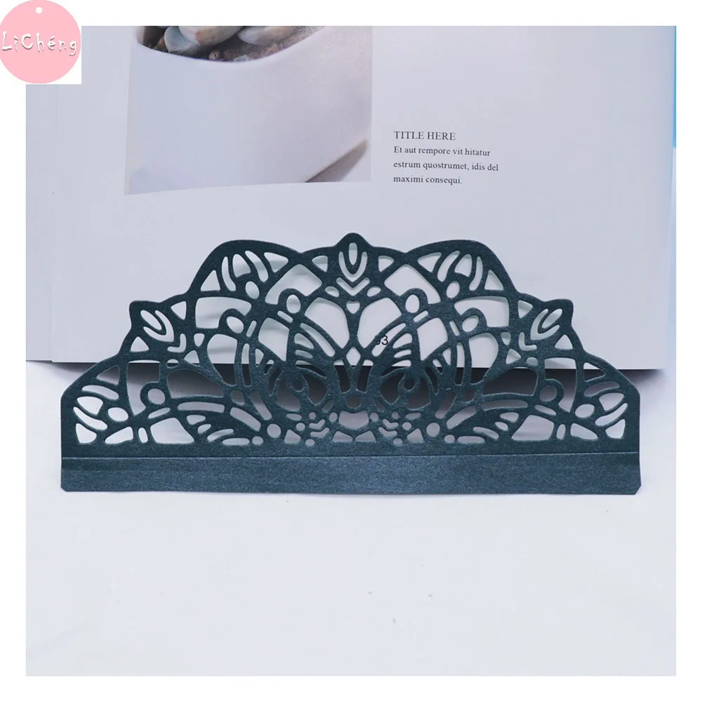 Кружевной каймой металлический Трафаретный вырубной штамп Скрапбукинг Бумага трафарет для изготовления открыток край трафарет прозрачные наклейки и Slimline карты умирает 2020