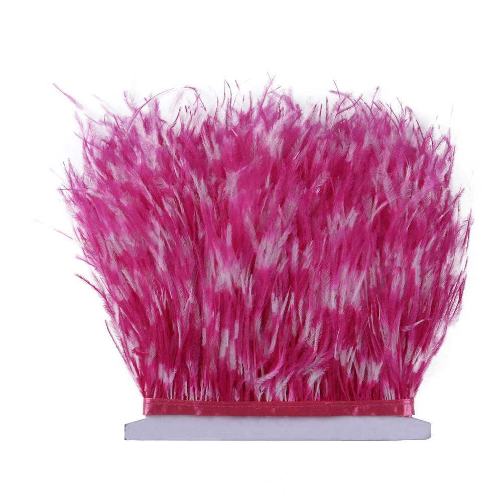 Австрийскими перьями и лентой с бахромой на стопу длиной от 10 до 15 см отделкой для