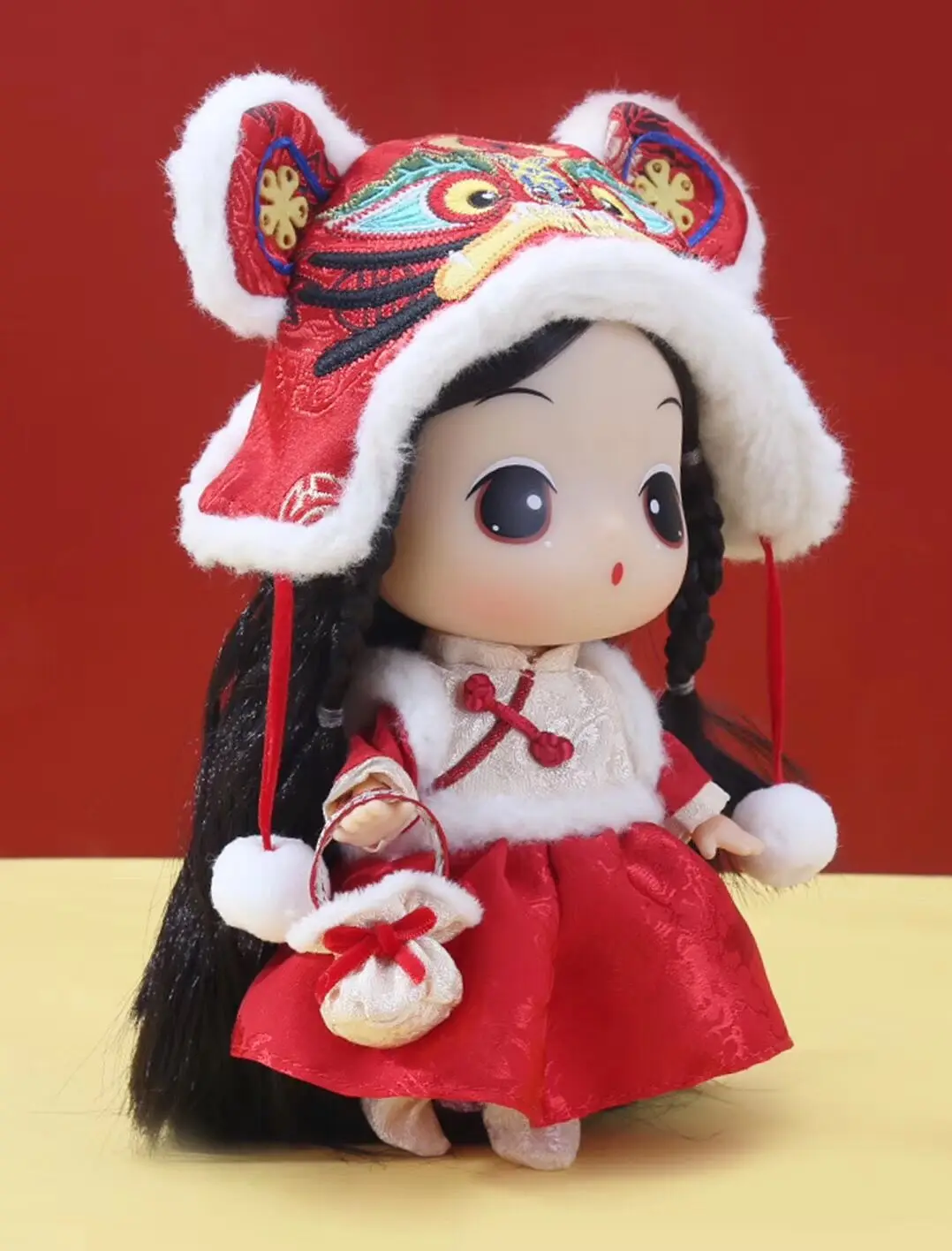 Новая Подлинная спутанная кукла dнанг китайская Новогодняя одежная Кукла