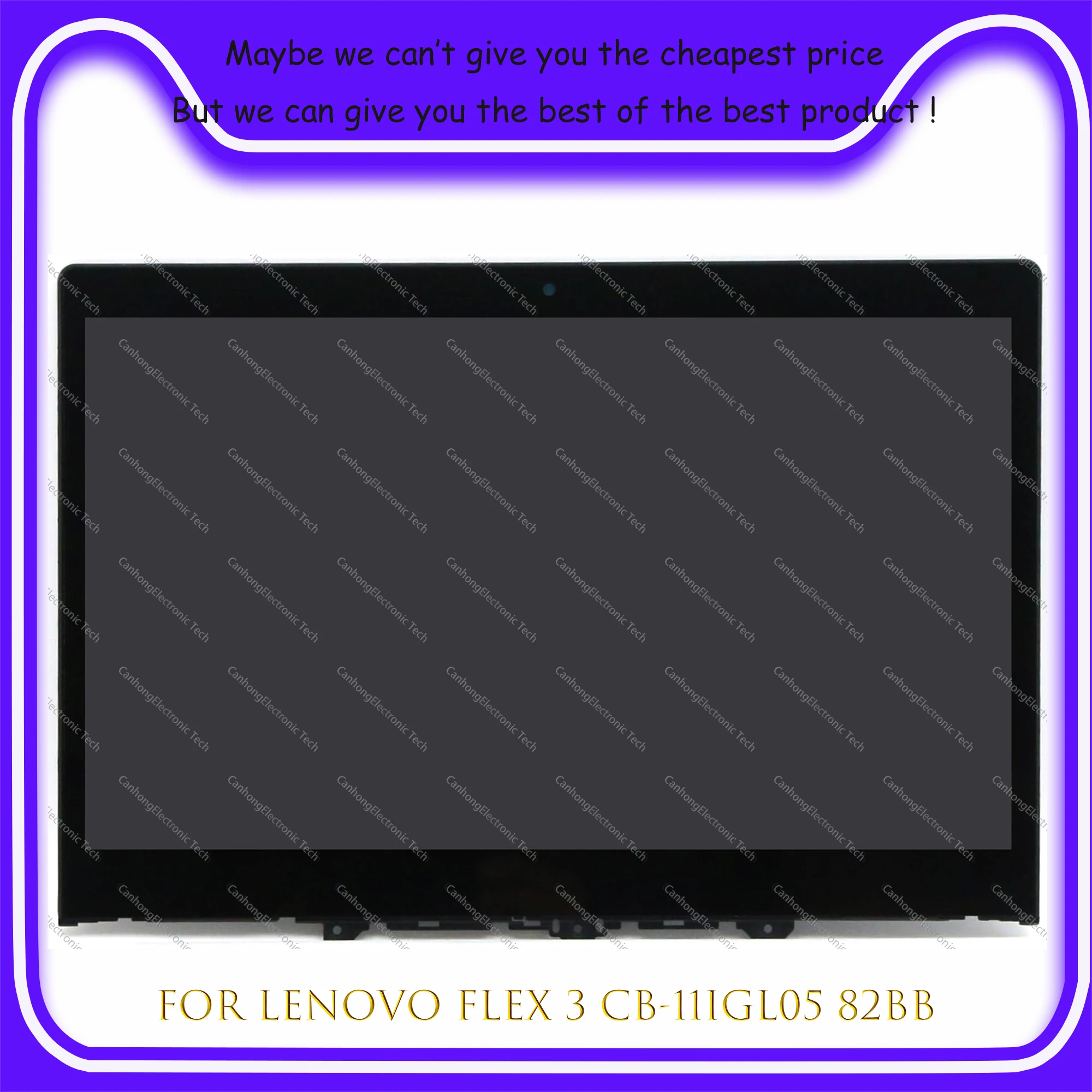 

11.6-inch LCD Touch Screen Assembly For Lenovo IdeaPad Flex 3 Chromebook 11IGL05 82BB LCD With Frame ST50X86135 82BB000GUK