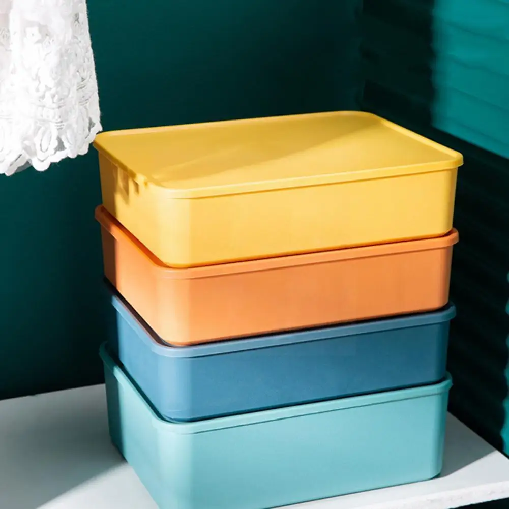 

Underwear Storage Box Female Three In One Compartment Sorting Box For Storing Underwear And Socks Storage Box W0U9
