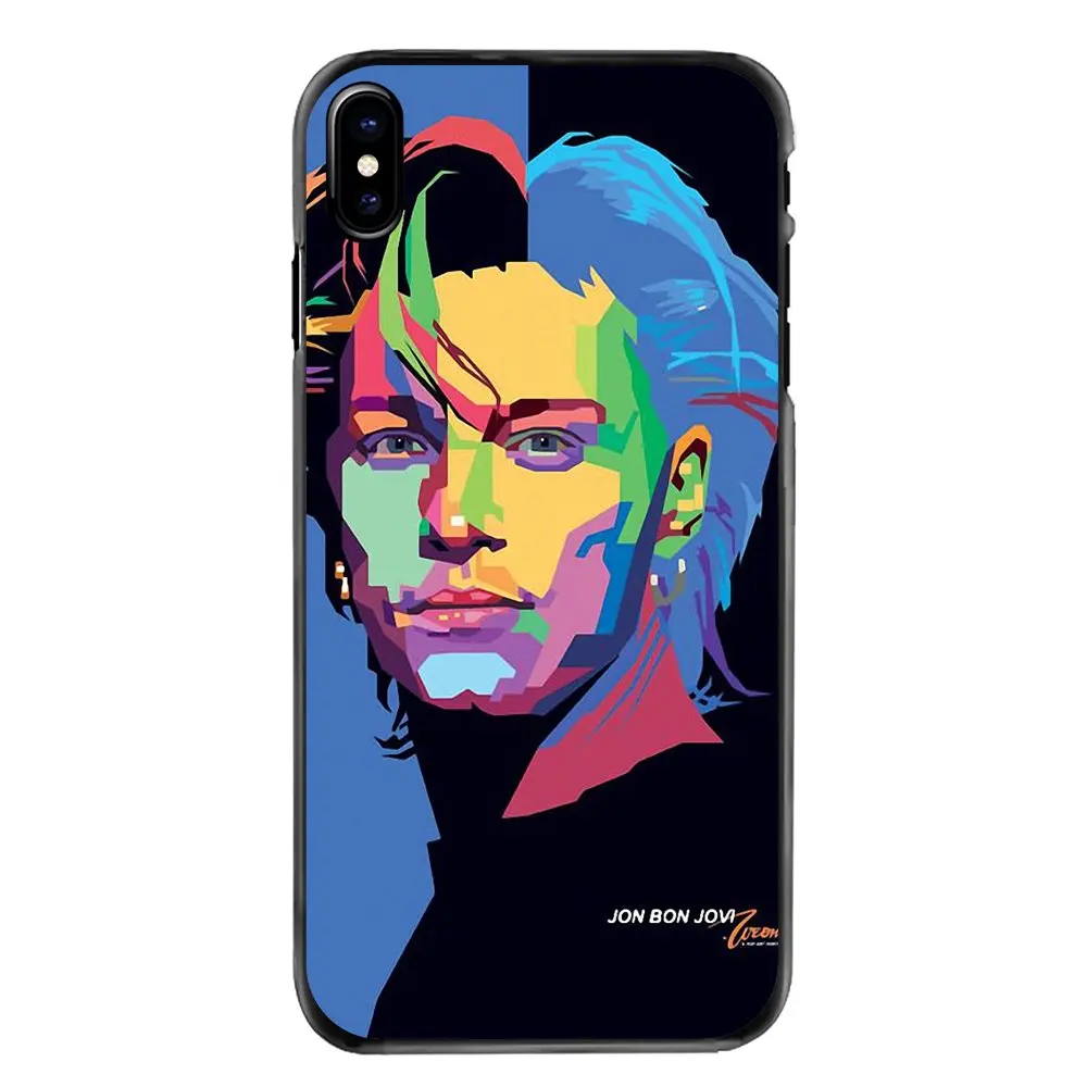 Jon Bon Jovi Rock Band star Art Poster Accessories Phone Case For Samsung Galaxy A3 A5 A7 A8 J1 J2 J3 J5 J7 Prime 2015 2016 2017 |