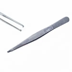 Щипцы для удержания ткани, 14 см, хирургические щипцы для домашних салфеток, 140 мм, термостойкие, медицинские щипцы для перевязки, ширина 11 мм, крючок 1*2